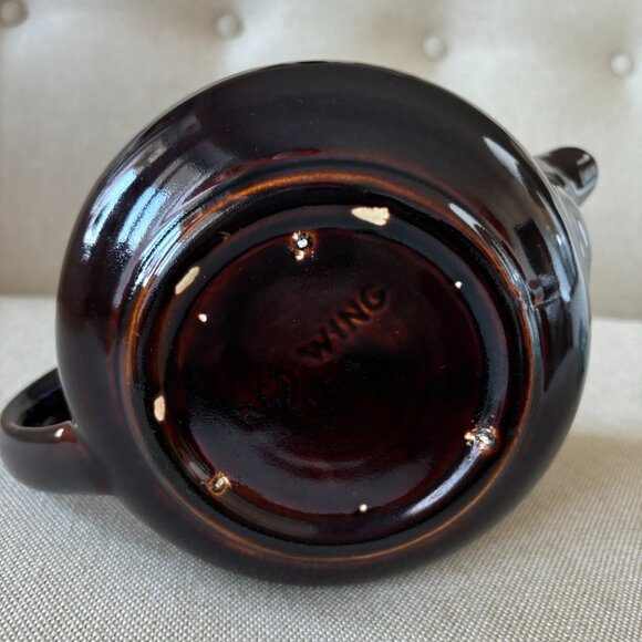 MCM Vintage Red Wing Pottery Teapot - Picture 10 of 10